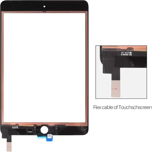 A-MIND For IPad Mini 4 A1538 A1550 Touch Screen Replacement（Not LCD,NO Home Button） With Screen Protector+Repair Tools(Black) in Saudi Arabia