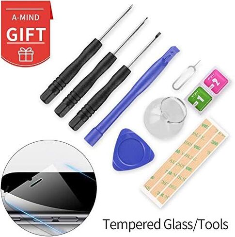 A-MIND For IPad Mini 4 A1538 A1550 Touch Screen Replacement（Not LCD,NO Home Button） With Screen Protector+Repair Tools(Black) in Saudi Arabia