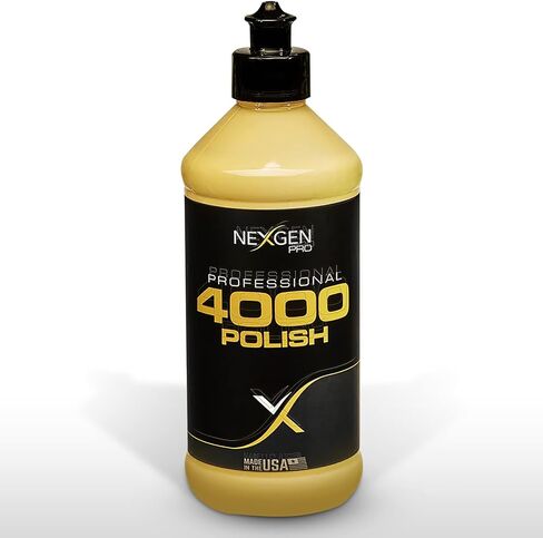 Nexgen Pro 4000 Finishing Polish 16 oz | Body Shop Safe Polishing Compound | Free of Fillers, Made in The USA, Little to No Abrasives Car Polish | Removes Micro-Imperfections in Saudi Arabia