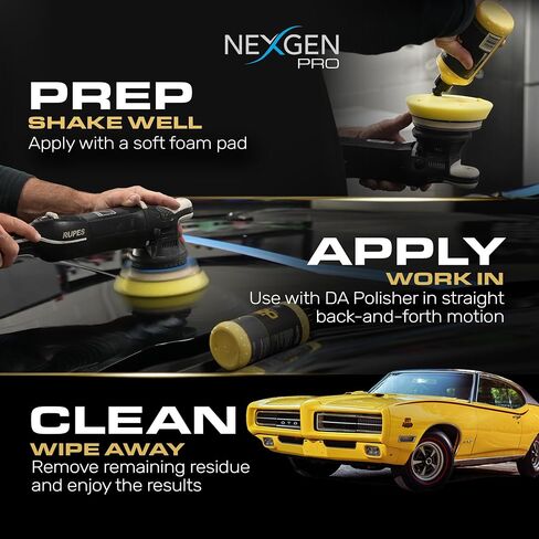 Nexgen Pro 4000 Finishing Polish 16 oz | Body Shop Safe Polishing Compound | Free of Fillers, Made in The USA, Little to No Abrasives Car Polish | Removes Micro-Imperfections in Saudi Arabia