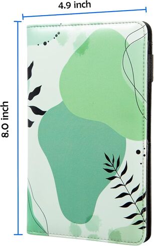 Server Books,Waitress Book Zipper Leather Serving Book Guest Check Book Server Note Pads Holder Organizer Wallet Money Holder Pouch Fit Apron (Black/White) in Saudi Arabia