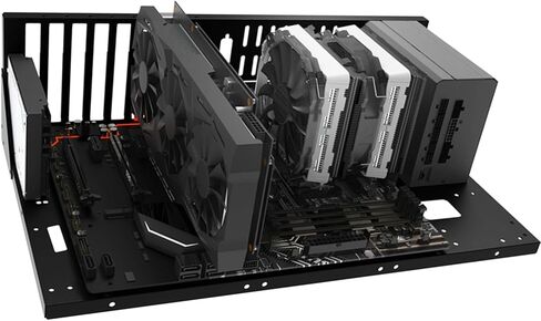 Open Computer Case,Two-Way Server ATX Motherboard Tray Test Stand, Test Bench, ATX Mid Tower,matx case,itx case,Computer Motherboards Test Bench in Kuwait