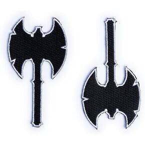 Burgschneider - Dungeons & Dragons Class Symbol Patch Set Barbarian - for Historical Costume Clothing Larp SCA in Kuwait