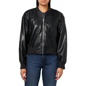 HUGO womens Faux Leather Bomber Jacket in Saudi Arabia