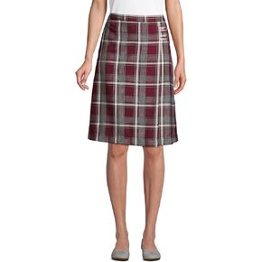 LANDS 'End School Girls Girls Slear A-Line Skirt أسفل الركبة in Kuwait