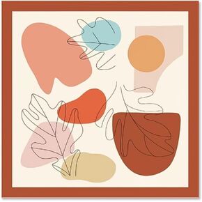Silk Scarf Women Small Square Scarf Cartoon Print Flower Geometric Pattern Neckerchief Bandanas Hair Scarf 53×53cm in Saudi Arabia