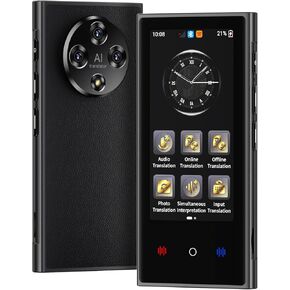 جهاز المترجم اللغوي في وضع عدم الاتصال ، لا يحتاج WiFi إلى مترجم فوري ، 142 لغة ذات اتجاهين حقيقيين - Time Voice & Photo AI Translation for Business Learning Travel in Kuwait