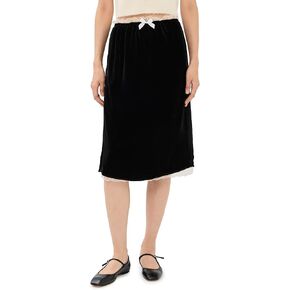 تنورة سيليري نسائية من Tanner Fletcher مصنوعة من الدانتيل ومزخرفة بالدانتيل in Kuwait