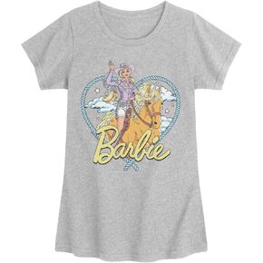 Barbie - Western Heart - Youth Girls Short Sleeve T-Shirt in Saudi Arabia