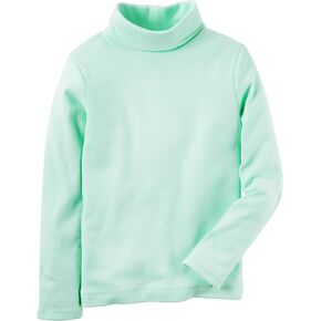 Carter's Little Girls' Cotton Turtleneck (7, Mint) in Saudi Arabia
