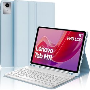 حالة لوحة المفاتيح Boriyuan لـ Lenovo Tab M11 11 بوصة 2024 ، لوحة مفاتيح Bluetooth اللاسلكية القابلة للفصل in Kuwait