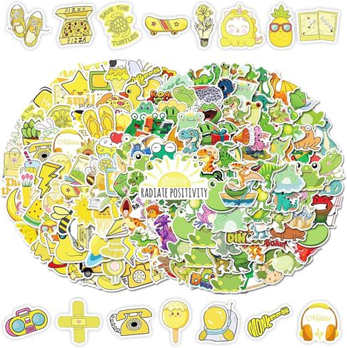 Stickers 400 Pcs, Cartoon Water Bottle Sticker, Waterproof Cute Flowers Skateboard Luggage Laptops Bumper Holiday Decorations, Accessories in Saudi Arabia