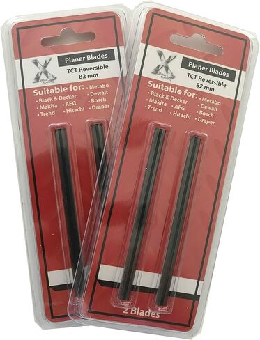 3-1/4" Inch Double Edged HSS Planer Blades - Fits Ryobi HPL51K & PC60THP - Pack of 10 in Kuwait