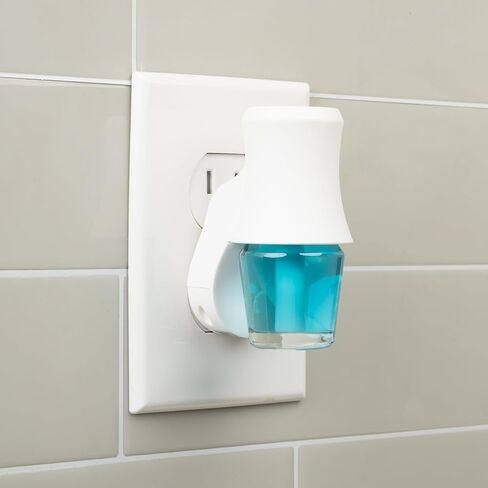 مجموعة معطرات الهواء Scentsationals Plug in Air Freshener - موزع زيوت عطرية بقابس دوار وعبوتين لرائحة تدوم طويلاً - رائحة الفقاعات in Saudi Arabia