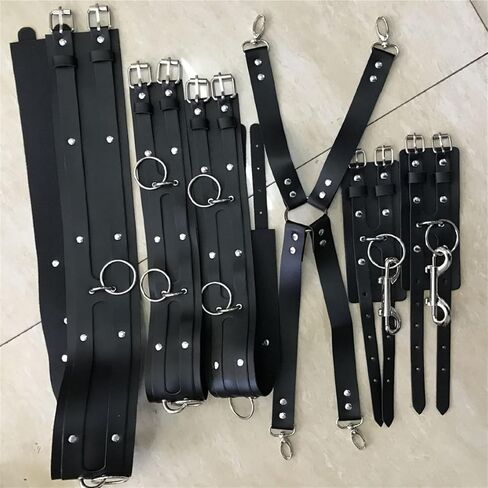 Fangool Women Punk Belts PU Leather Body Chain Waist Belt BDSM Lingerie Bondage Harness Lingerie Goth Bondage Lingerie in Kuwait