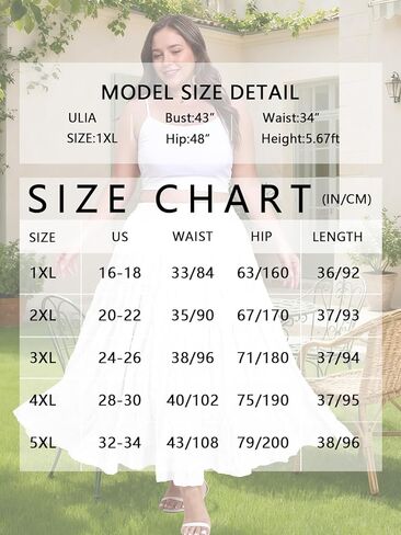 Women's Plus Size Maxi Skirt Layered Tiered Long Skirts High Waisted A Line Flowy Maxi Skirt with Pockets in Saudi Arabia
