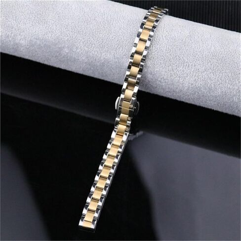 Metal Watch Chain 10mm 20mm 22mm Ladies' Stainless Steel Watchband Replacement Watch Strap Bracelet in Saudi Arabia