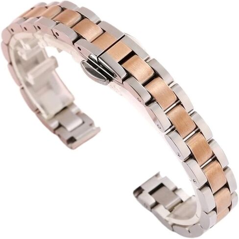 Metal Watch Chain 10mm 20mm 22mm Ladies' Stainless Steel Watchband Replacement Watch Strap Bracelet in Saudi Arabia