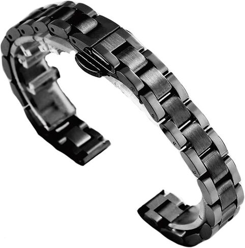 Metal Watch Chain 10mm 20mm 22mm Ladies' Stainless Steel Watchband Replacement Watch Strap Bracelet in Saudi Arabia
