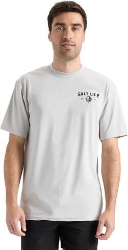 Salt Life Mens Heavy Seas Short Sleeve Stretchy Fit Performance Tee in Saudi Arabia