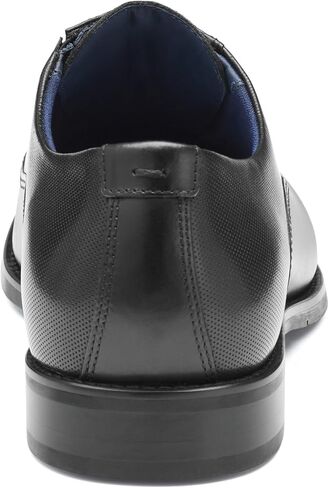 Johnston & Murphy Men's Landry Cap Toe Dress Casual Lace-Up Shoe, Black Full Grain, 10 M in Saudi Arabia