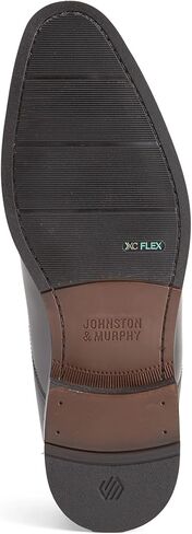 Johnston & Murphy Men's Landry Cap Toe Dress Casual Lace-Up Shoe, Black Full Grain, 10 M in Saudi Arabia