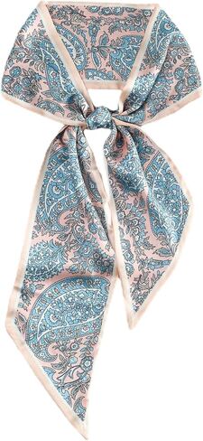 CYian Head Scarf for Women Silky Feeling Hair Scarf Satin Fashion Neck Scarves Long Thin Bag Purse Scarfs for Handbag in Saudi Arabia