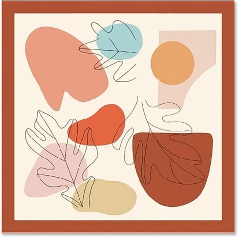 Silk Scarf Women Small Square Scarf Cartoon Print Flower Geometric Pattern Neckerchief Bandanas Hair Scarf 53×53cm in Saudi Arabia