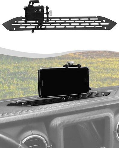 Hoolcar Holder Mount Dash Multi-Mount Bracket مع صندوق تخزين متوافق مع Jeep Wrangler JK JKU 2007-2010 ، الملحقات الداخلية in Kuwait