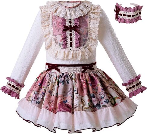Pettigirl Girls Clothing Set with Headwear in Saudi Arabia