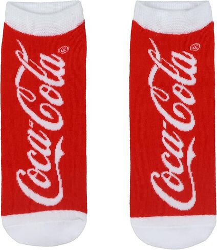 Mad Engine Coke Family Women's Soda Pop Mix and Match No Show Low Cut Ankle Socks 5 Pairs in Saudi Arabia