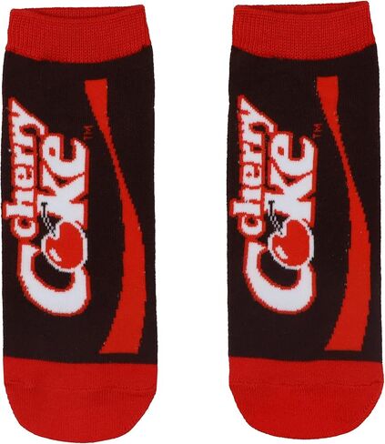 Mad Engine Coke Family Women's Soda Pop Mix and Match No Show Low Cut Ankle Socks 5 Pairs in Saudi Arabia