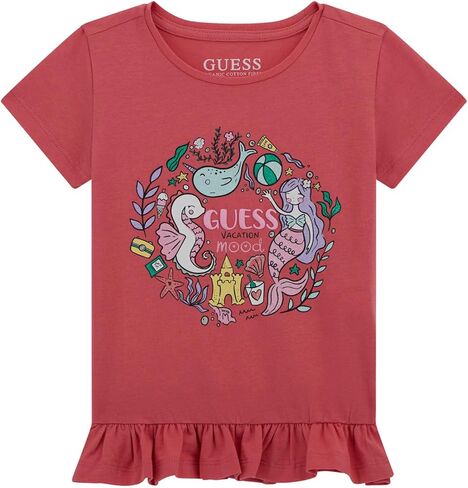 GUESS Girls' Eco Short Sleeve T-Shirt in Saudi Arabia