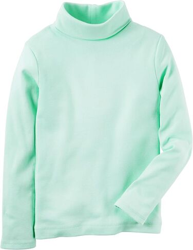 Carter's Little Girls' Cotton Turtleneck (7, Mint) in Saudi Arabia