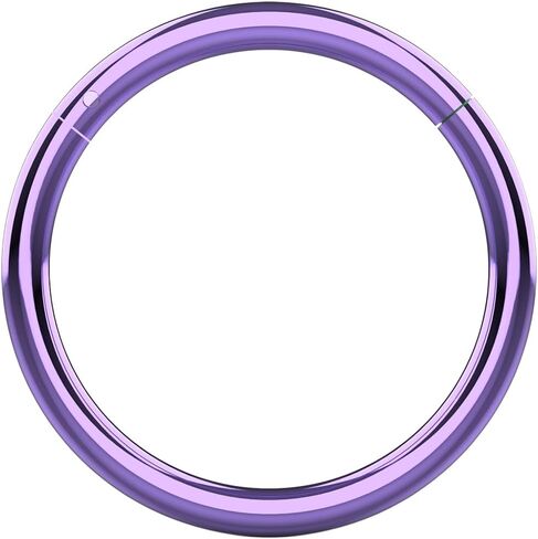 16 Gauge (1.2mm) 316L Surgical Steel Hinged Clicker Segment Ring, Cartilage, Helix, Tragus, Piercing Jewelry in Saudi Arabia