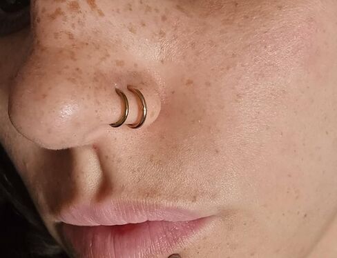 16 Gauge (1.2mm) 316L Surgical Steel Hinged Clicker Segment Ring, Cartilage, Helix, Tragus, Piercing Jewelry in Saudi Arabia