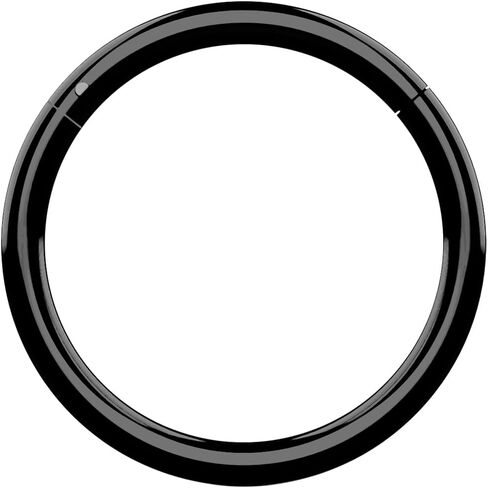 16 Gauge (1.2mm) 316L Surgical Steel Hinged Clicker Segment Ring, Cartilage, Helix, Tragus, Piercing Jewelry in Saudi Arabia