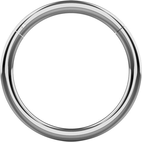 16 Gauge (1.2mm) 316L Surgical Steel Hinged Clicker Segment Ring, Cartilage, Helix, Tragus, Piercing Jewelry in Saudi Arabia