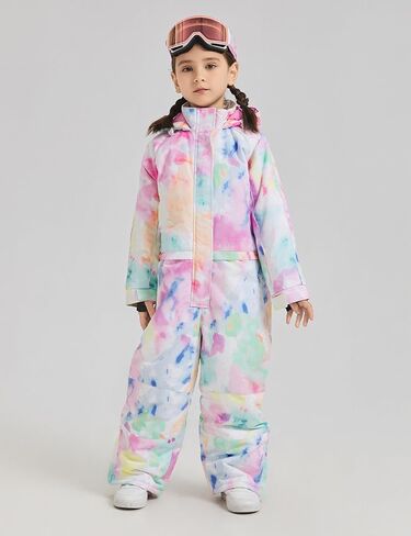 DOOK SNOW Boy and Girl's One-piece ski suit Winter Warm Snowsuits Kids Toddler Waterproof Outdoor Ski Suit Ski suit for kids in Saudi Arabia