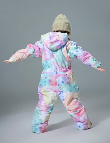 DOOK SNOW Boy and Girl's One-piece ski suit Winter Warm Snowsuits Kids Toddler Waterproof Outdoor Ski Suit Ski suit for kids in Saudi Arabia
