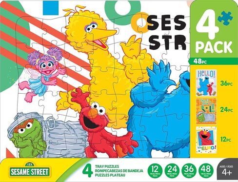Buffalo Games - Pokémon - Play Time - Four 12-48 Piece Puzzle Board Preschool Tray Puzzles - Finished Puzzle Sizes are 14 x 10.75in in Saudi Arabia