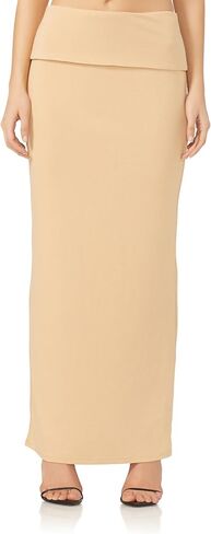 AFRM Women's Esin Soft Foldover High Waist Long Maxi Skirt in Saudi Arabia