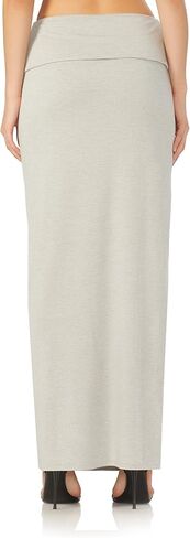 AFRM Women's Esin Soft Foldover High Waist Long Maxi Skirt in Saudi Arabia