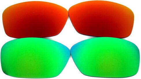 عدسات بديلة من Galaxy لنظارات Oakley Hijinx باللون الأرجواني والأحمر مستقطبة، زوجان من العدسات S&H مجانًا. in Saudi Arabia