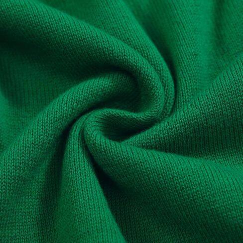 OXKnit Women's Knitted Long Sleeve T-Shirts, 1960s Mod Style Retro Pink Green Casual Cotton Tops in Saudi Arabia