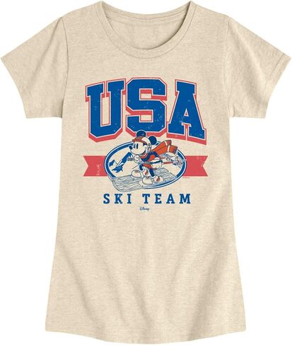 Disney - USA Ski Team - Youth Girls Short Sleeve T-Shirt in Saudi Arabia