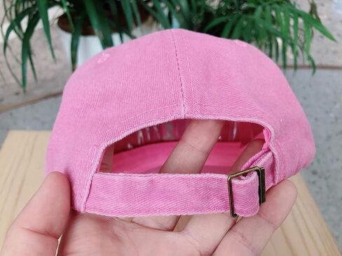 Unisex Fashion Embroidered Hat Vintage Washed Cotton Baseball Cap Adjustable Headwear in Saudi Arabia
