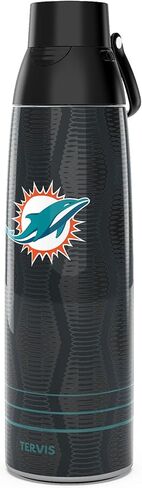 Tervis Venture Water Bottle NFL® New England Patriots - Full Speed Triple Walled Insulated Tumbler Travel Cup Keeps Drinks Cold & Hot, 26oz, Stainless Steel in Kuwait