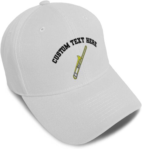 Custom Baseball Caps for Men & Women Embroidered Trombone Embroidery Ladies & Men Baseball Hats Acrylic in Saudi Arabia