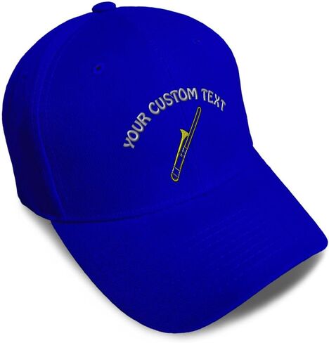 Custom Baseball Caps for Men & Women Embroidered Trombone Embroidery Ladies & Men Baseball Hats Acrylic in Saudi Arabia